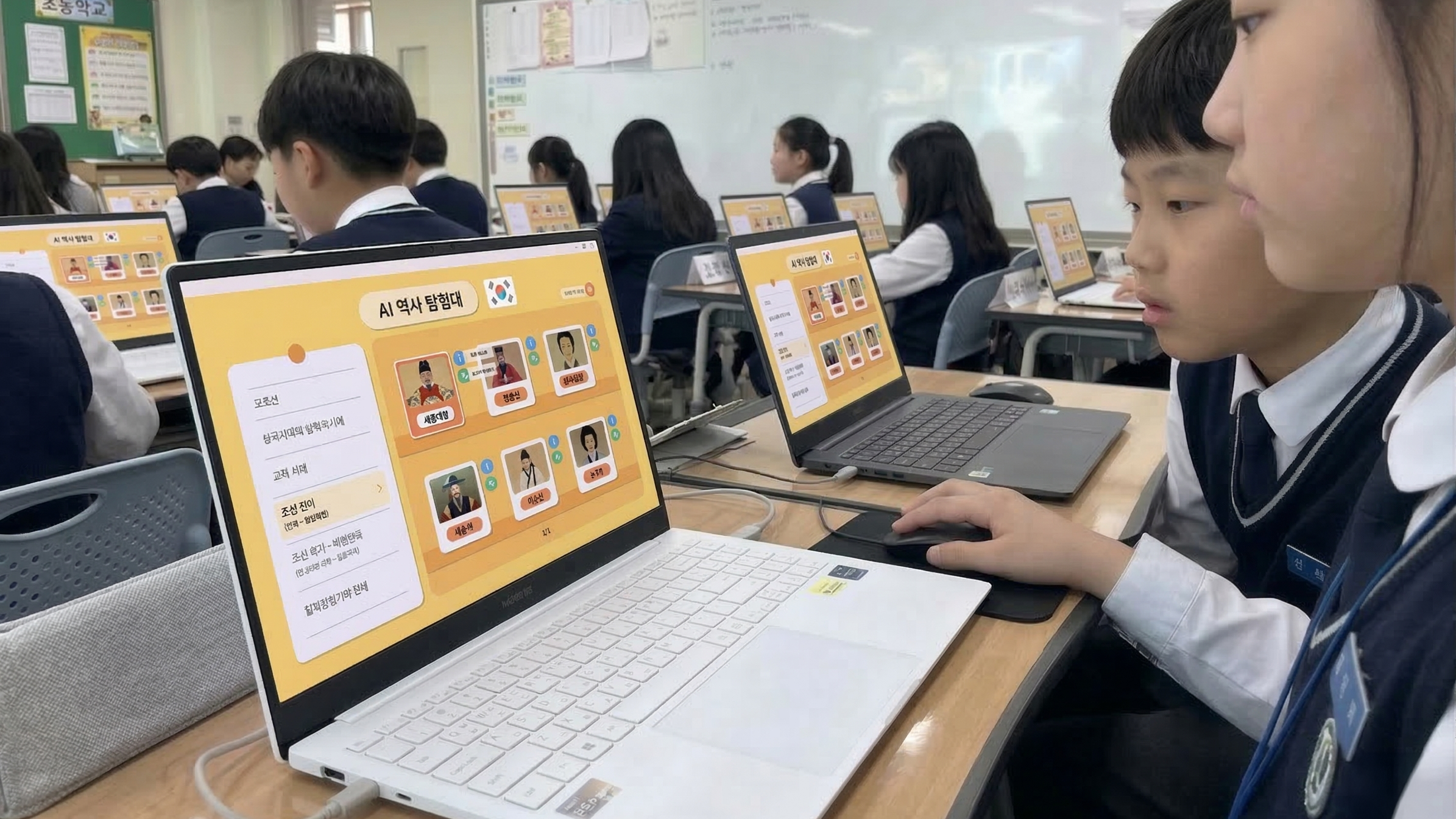 Students scene